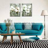 Home Decoration Print Beautiful White Flower Oil Painting thumbnail-1
