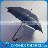 23" Navy Blue Wooden Umbrella for Advertising thumbnail-1