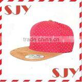 Custom All Over Print Dot 5 Panel Hat With Suede Brim thumbnail-5