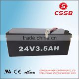 24 volt sealed lead acid battery