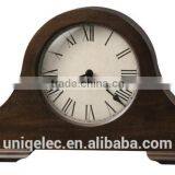 MDF Wood Mantle Table Clock for Decor