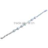 Custom 925 Sterling Silver Gemstone Cool Bracelets for Girls thumbnail-2