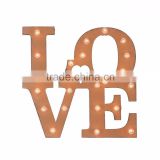 Metal electronic marquee signs , industrial ligh LOVE Marquee Sign