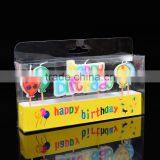 Happy Birthday, Holiday Candle, Letter Candles, Bougie, Colourful, Colored, a Set Send 4 Balloons Cake Candle thumbnail-2
