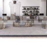 Italy Style Living Room Sectional Sofa Set/ Post-Modern Design Fabric Chesterfield Couch Daybed/ Luxury Stylish U-shape Sofa Set thumbnail-6