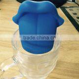 FDA Silicone Big Tongue Shape Tea Filters Strainers thumbnail-3