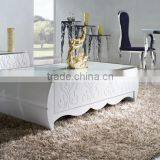 Tempered Glass Bright MDF Modern Design Coffee Table C197 thumbnail-2
