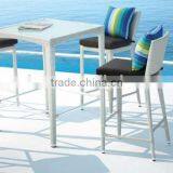 2017 Sigma SGS Tested All Weather Outdoor Commercial Wicker High Top Bar Tables thumbnail-1