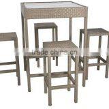 2017 Trade Assurance Simple Design pe Rattan Cheap Outdoor Metal Bar Stools thumbnail-1