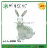 Adorable Ceramic Bunny Rabbit Figurine Easterdecorations thumbnail-1
