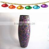 Elegant Ornate Mosaic Votive Candlestick Colored Purple Vintage Wedding Souvenir China thumbnail-3