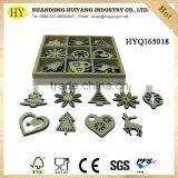 Wholesale Carved Small Wood Pieces Christmas Decorations thumbnail-1