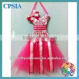 2014 China Wholesale Girls romantic tutu ribbon tutu set Girls bow holder Tutu