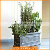 Latest Outdoor Decorative Fiberglass Giant Flower Pot thumbnail-6