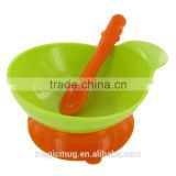 New Produck Ice Cream Plastic Bowl With Spoon And Lid For Kid
