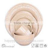 18pcs Antique Glazed Dinner Set Ceramic thumbnail-2