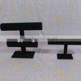 Black Velvet T Bar Watch Bracelet Bangle Display (sf-041) thumbnail-1