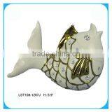Home Decoration Ceramic Fish Figurine thumbnail-1