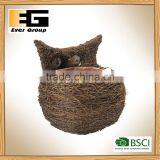 Natural Rattan Handmade Bird Shape For Garden Planting Planter thumbnail-6