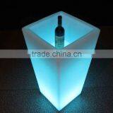 Wholesale Well Polished Beautiful Led Plastic Flower Pot, Garden Flower Vase thumbnail-5