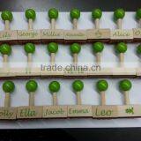 Custom Logo Kids DIY Craft Rubber Wooden Stamp With Ink Pad thumbnail-4