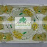 JK043 7pcs Glass Salad Bowl Set With Spray Deco thumbnail-1