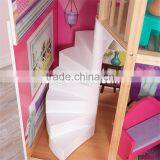 Best Design Big Size Kids Wooden Elegant Doll House Set With Furniture W06A227 thumbnail-5