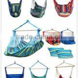 Rainbow Stripe Cotton Hanging Hammock Swing Chair thumbnail-6