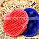 Cleaning Brush Comb For Dogs Cats Rubber Glove Pets Grooming Bath Colorful Pet Products thumbnail-2