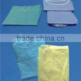 Surgical Supply PP Non-woven Isolation Gown With Knitted Cuff and Waist Tapes thumbnail-2