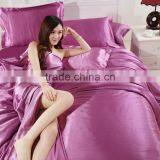 2016 Hot!! Mitation Silk Quilt Red Satin Sheets Cotton Solid Satin Duvet Cover Set King Size Bedsheet 3/4pcs of Bedding Sets. thumbnail-2