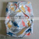Waterproof !Solid Color PUL Baby Cloth Diaper thumbnail-1