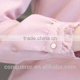 Made to Measure Beautiful Cotton Alim Fit Shirt for Office Women thumbnail-3