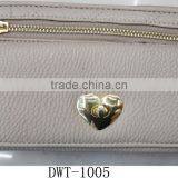 Hot Lady's pu Leather Heart Closure Latest Wallet thumbnail-3