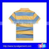 Low Price Clothes for Children Fashion Cheap Stripe Kids Polo Shirt Wholesale thumbnail-5