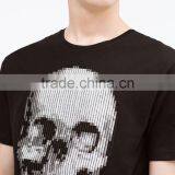 Short Sleeve Custom Skull Digital Printed T-shirt Wholesale China thumbnail-2