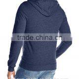 High Quality Mens Plain Hoodies Zippered Cotton Hood Casual Daily Wear thumbnail-2