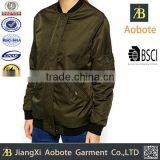 2015 BSCI Wholesale Nylon Bomber Jackets In Spring thumbnail-1