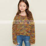 S32449W Children Clothing 2017 New Design Full Sleeves Girls Sweaters Teenager Pullovers Kids Knitting Shirts thumbnail-1