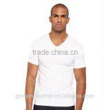 Bulk Blank White V-neck t Cheap Shirt Below $1 thumbnail-1
