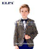 ELPA Kids Jacket 2015 Style Casual Blazer Plaid Boys Blazer With Elbow Patches thumbnail-2