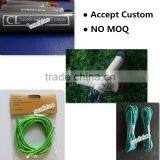 Sky Blue Custom Wax Boot Shoelaces~Waxed Shoelaces~Blue Dress Shoelaces~Cotton Round Shoelaces~Oxford Canvas Sneaker Shoelaces thumbnail-5