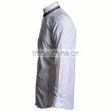 BSCI/SA8000 Executive Solid Men Fashion Shirt Stand Collar Color Men Shirt thumbnail-4