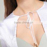 New Fashion Polyester Crop Top Cardigan 2017 Women thumbnail-5