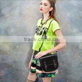 Wholesale 2015 High Quality Print Cotton Spandex Ladies Apparel Crop Top / New Fashion Women Apparel thumbnail-5