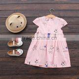 Wholesale Summer Cotton Printing Baby Girl Shirt Dress thumbnail-4