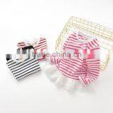 Wholesale Tulle Girls Cute Striped t Shirt Custom Printed t Shirts thumbnail-6