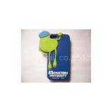 Blue Silicone Cell Phone Case Tasteless / Monsters University Iphone 5 Case