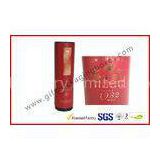 Embossed / Hot-Stamping Cylindrical Wine Packaging Boxes , Custom Printed Wine Boxes with Matel Cap