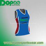 Dopoo Supply Quality Netball Jersey,netball Top Wear ,netball Tshirt,polos Shirt thumbnail-2